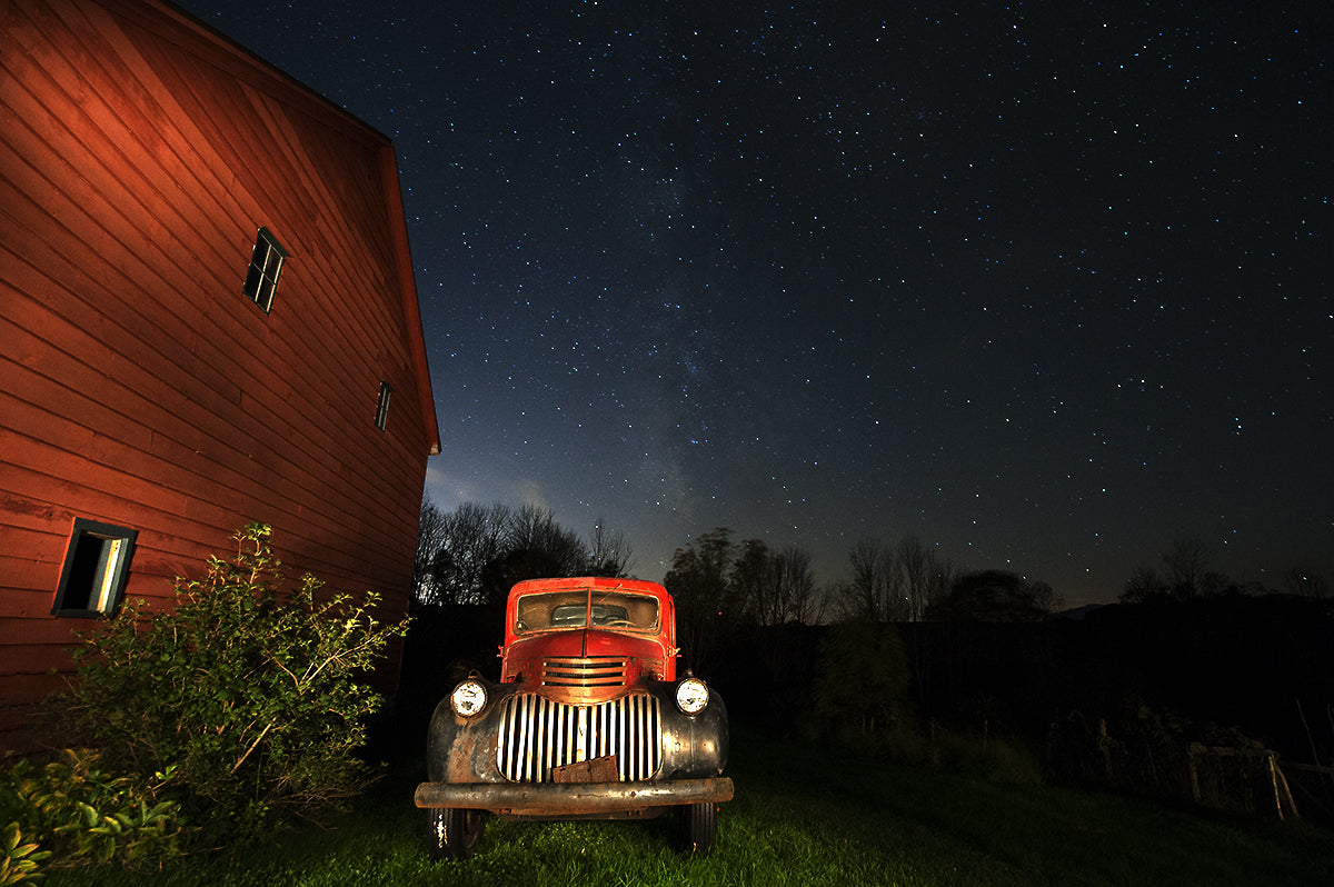 Red Barn & Ol' Chevy Pickup 2, New York